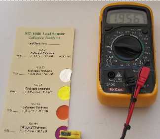 Leaf Sensor Rev4 - Digital Meter - Calibration Card   Combo Pak